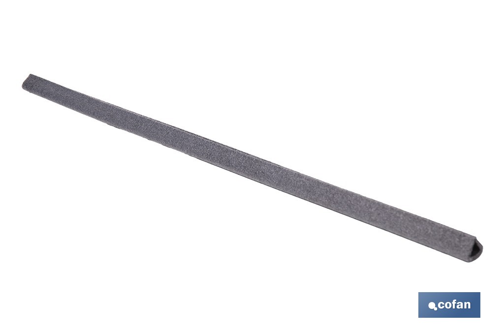 U-shaped foam edge protector | Material: polyethylene | Length: 1 m | Colour: grey | Edge protection | Available in different sizes - Cofan
