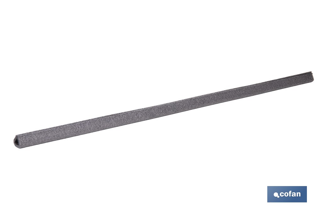 U-shaped foam edge protector | Material: polyethylene | Length: 1 m | Colour: grey | Edge protection | Available in different sizes - Cofan