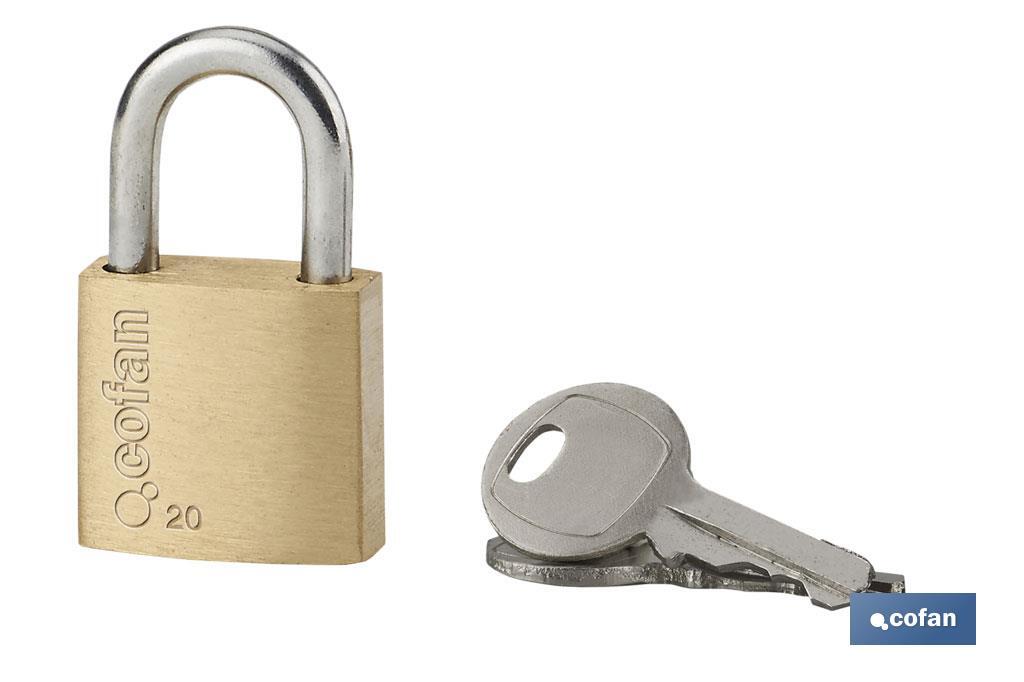 Quality Plus Brass Padlock - Cofan