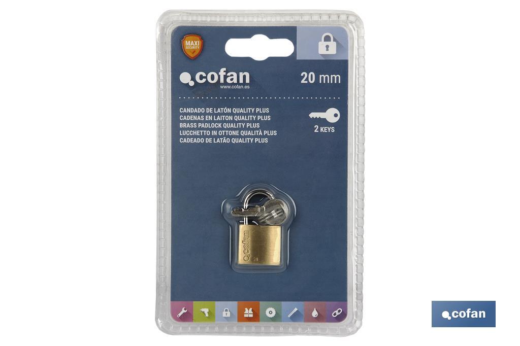 Cadenas en Laiton Quality Plus - Cofan