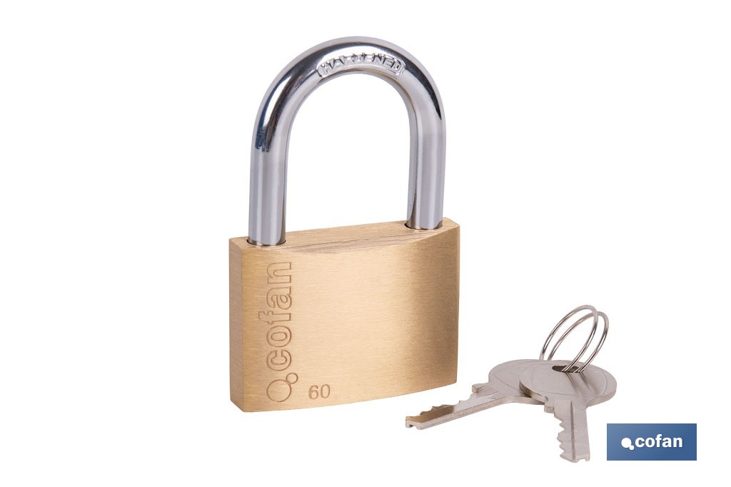 Quality Plus Brass Padlock - Cofan