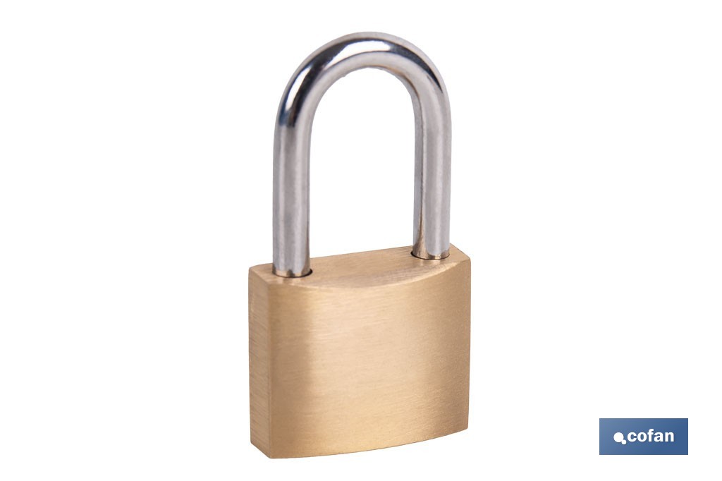 Candado de Latón Arco Largo Quality Plus - Cofan
