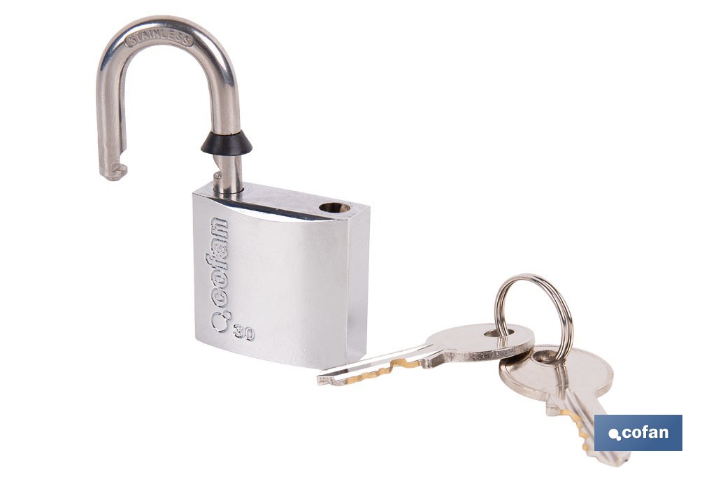 Candado Inoxidable Quality Plus - Cofan