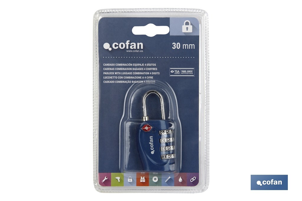 Candados Combinación Equipaje - Cofan