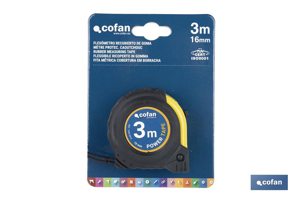 Mètre protec. caoutchouc - Cofan