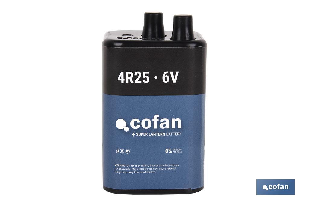 Bateria 4R25 6V - Cofan