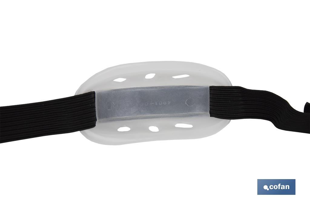 Elastic chin strap | Compatible with safety helmets | Fastening - Cofan