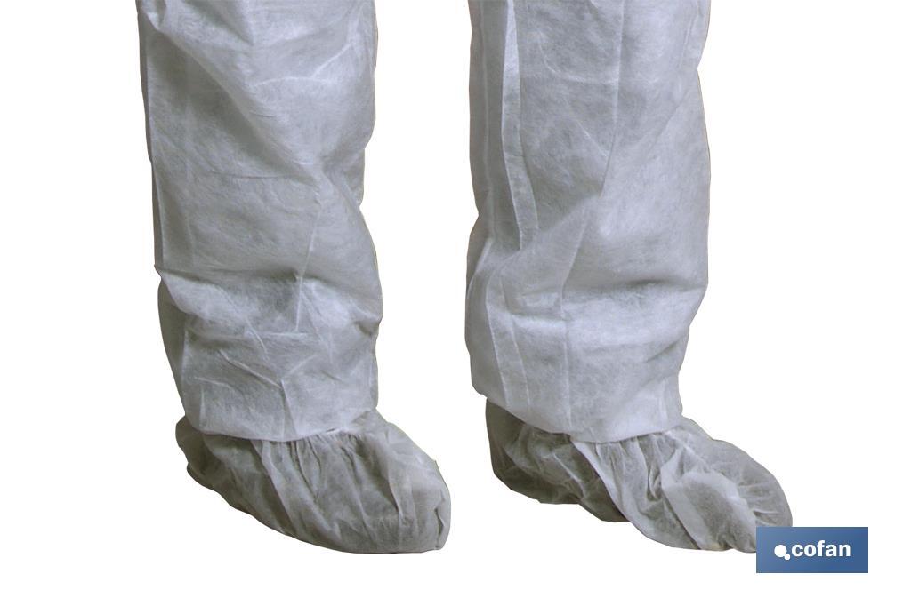 Safety coverall | White | Disposable coverall | Polypropylene | Available in various sizes - Cofan