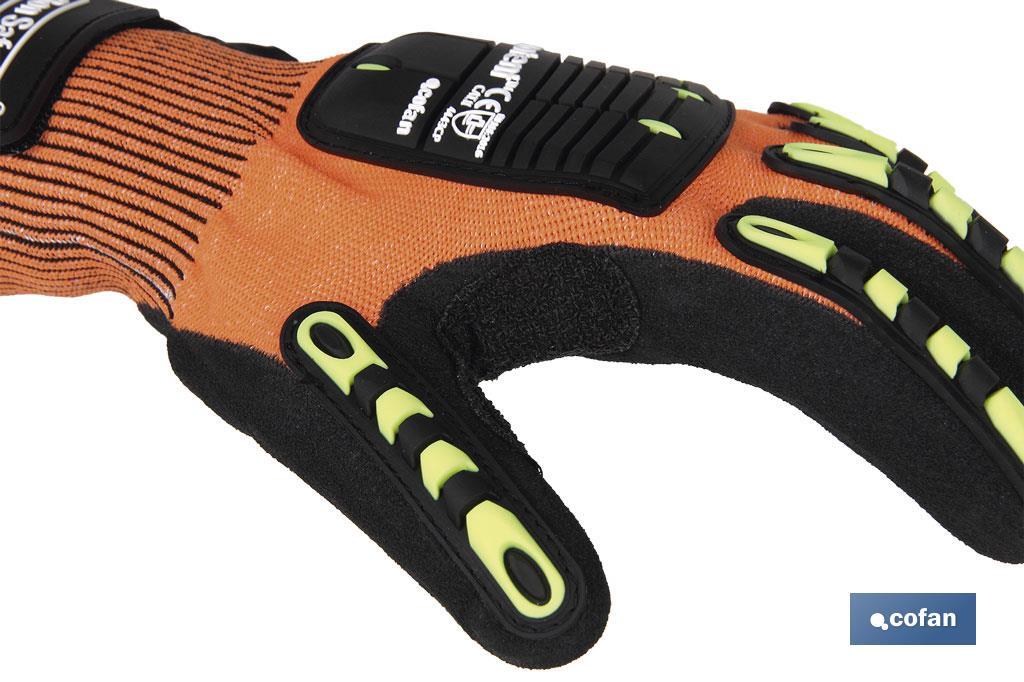 Anti-vibration and cut-resistant gloves, Omnipotent Model | Safety and comfort | Tough and durable gloves | Exhaustive use - Cofan