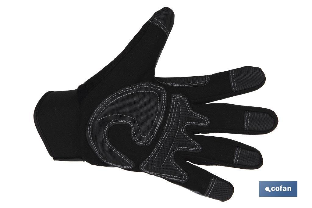 Guantes antivibración foam modelo Utility | Cómodos y duraderos | Reforzados de PVC | Ideal para riesgos mecánicos - Cofan