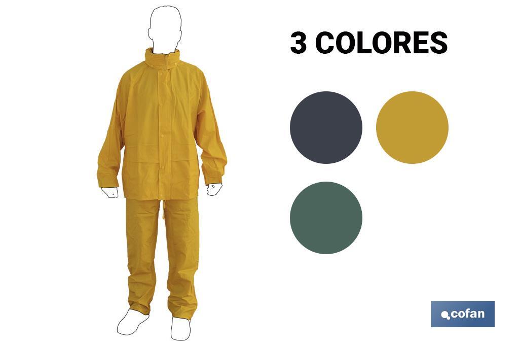 Traje de Agua Poliuretano/PVC (Verde) - Cofan