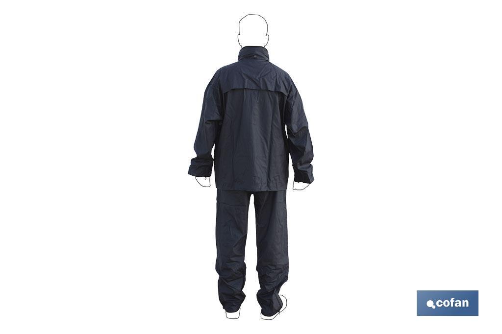 Rain Suit | PVC & Polyurethane | Several Colours | With two pockets and hidden hook in the neck - Cofan