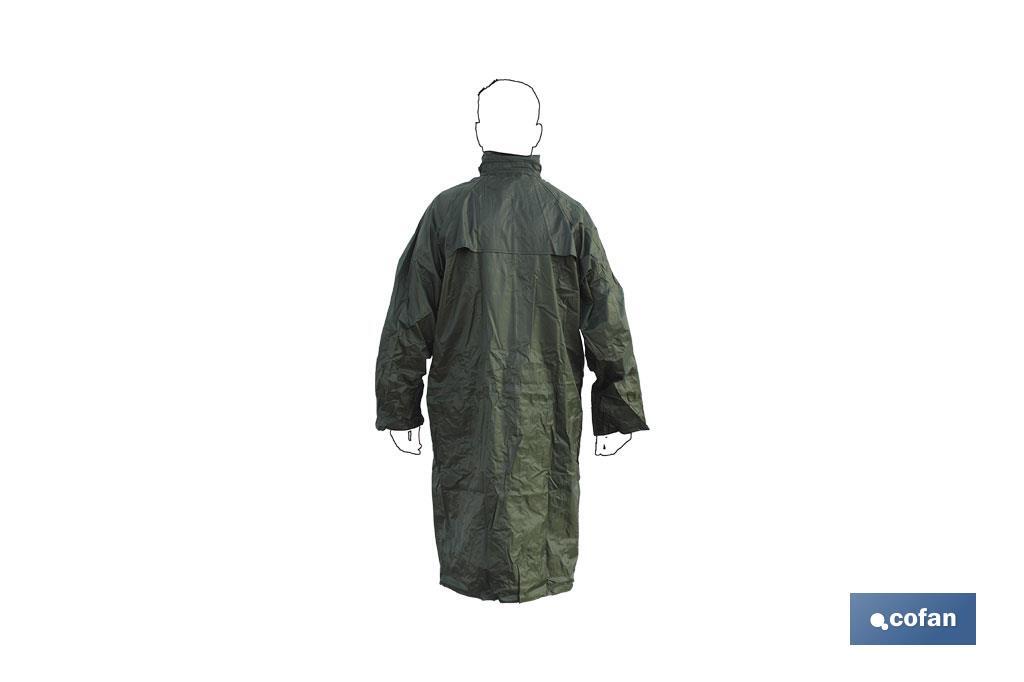 Raincoat | Green | Polyester & PVC | Heat-Sealed Seams - Cofan