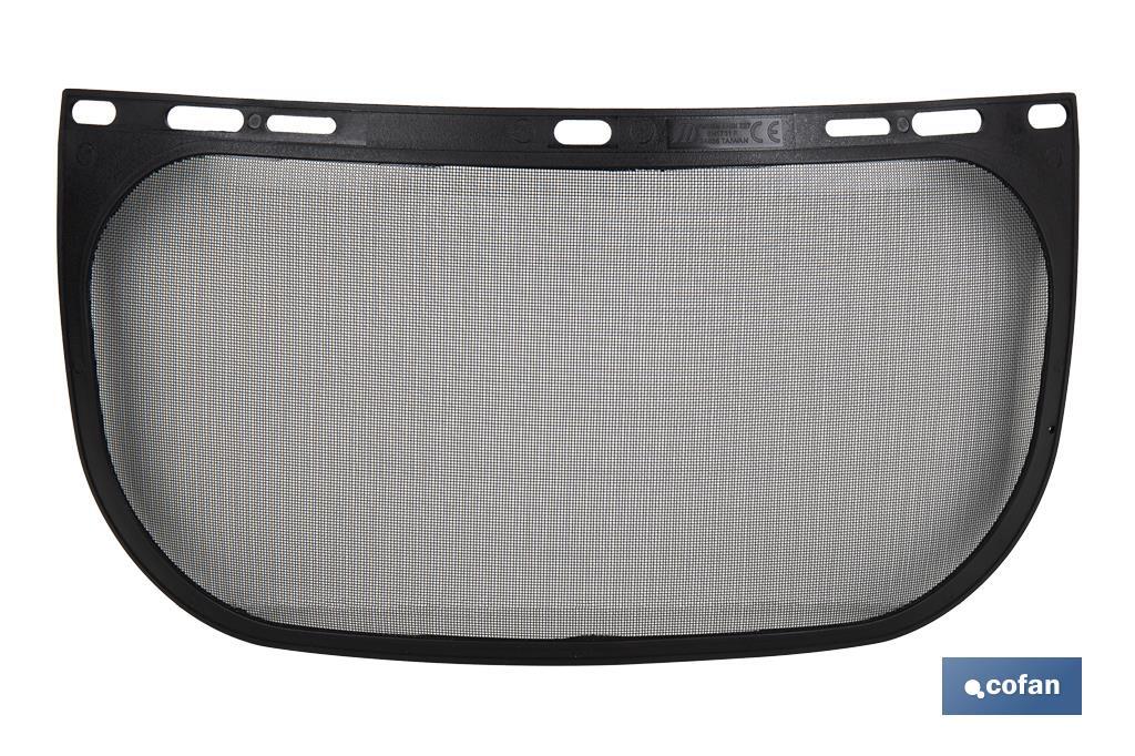 Mesh visor for safety face shield | Visor size: 310 x 200mm | Face protection suitable for different works - Cofan