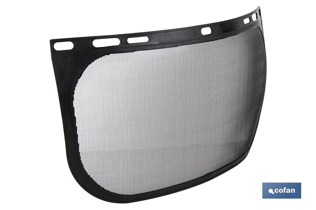 Mesh visor for safety face shield | Visor size: 310 x 200mm | Face protection suitable for different works - Cofan