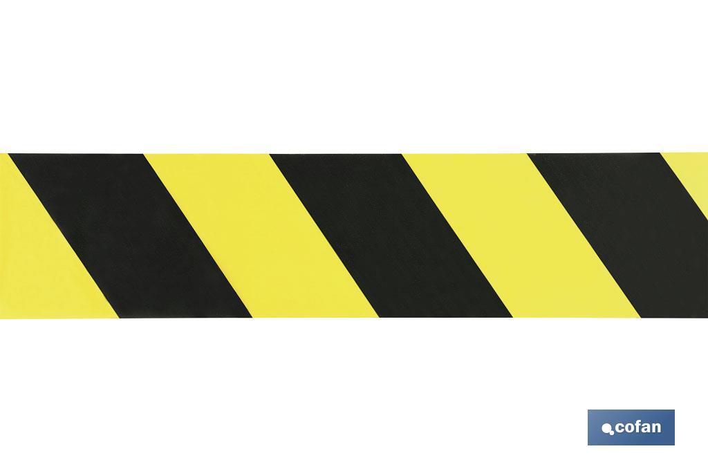 Warning tape "Yellow and black" - Cofan