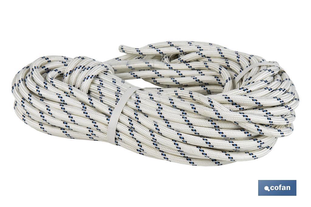 Roll of rope for works at height | Braided rope | Ideal for climbing and works at height - Cofan