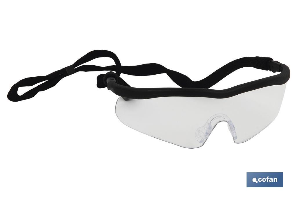 Gafas protectoras de seguridad transparentes | Resistente a arañazos | Mayor seguridad en bricolaje y soldadura, entre otros - Cofan