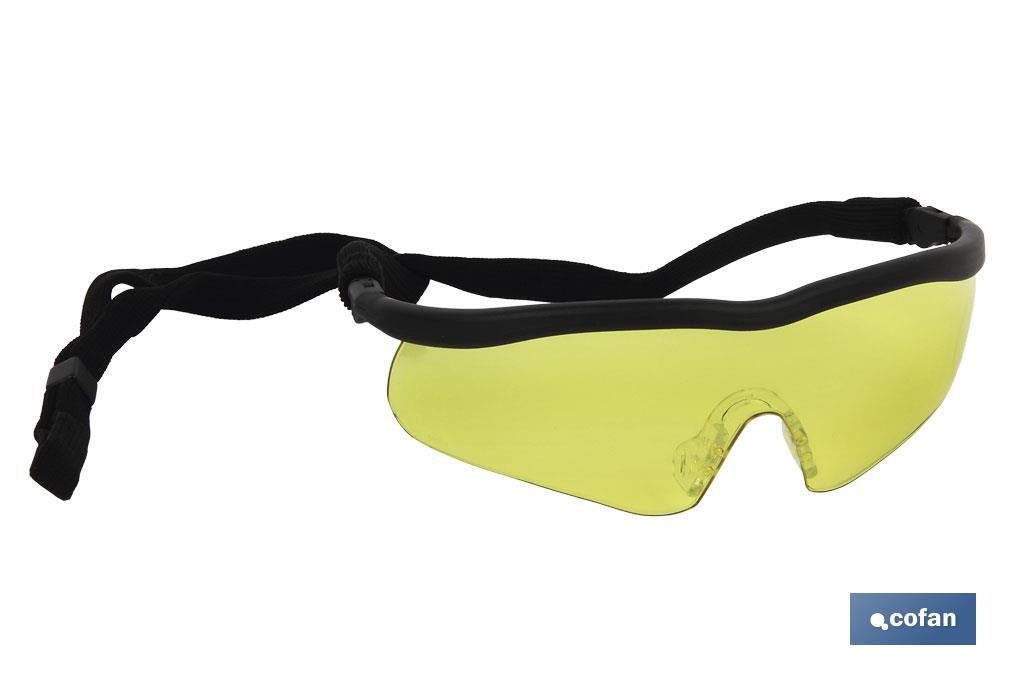 Óculos de Segurança Sport Ambar | Proteção UV - Cofan