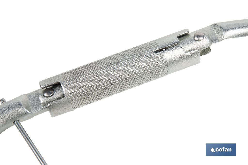 Gancho con bloqueo automático | Mosquetón de alta resistencia y seguridad | Material: acero | Resistencia: 23 kN | Apertura: 59 mm - Cofan