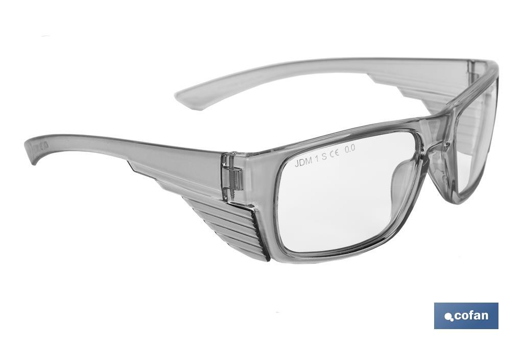 Lunettes de sécurité graduées | Protection contre les impacts et les projections | Verres unifocaux | Disponibles en différentes graduations - Cofan