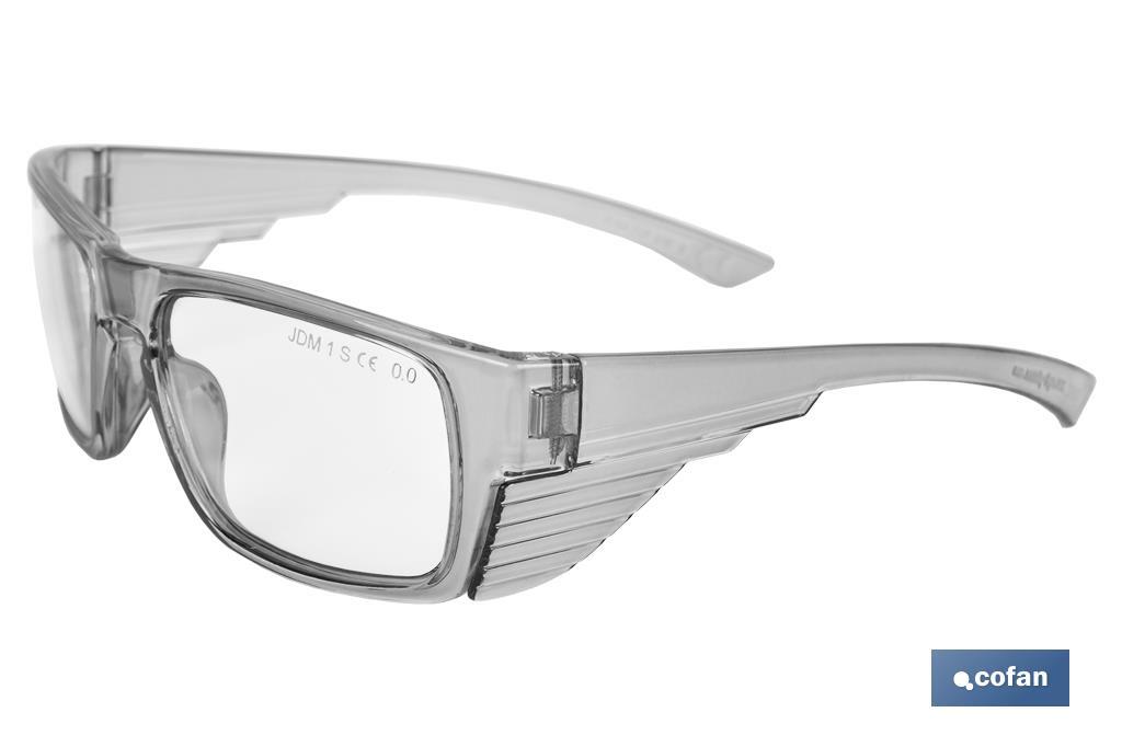 Lunettes de sécurité graduées | Protection contre les impacts et les projections | Verres unifocaux | Disponibles en différentes graduations - Cofan