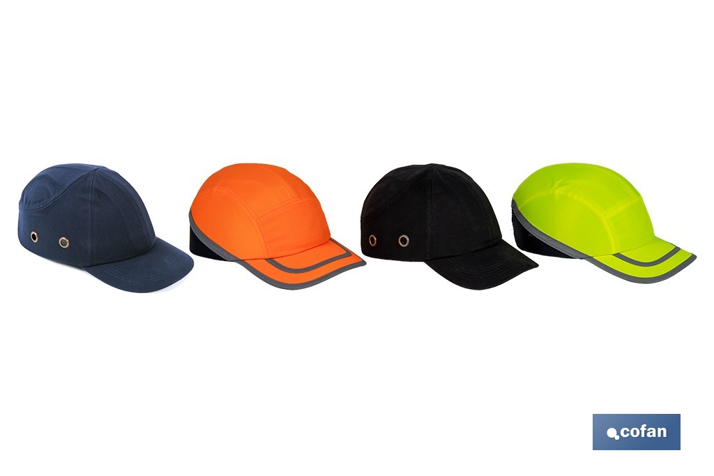 Casquette de sécurité | Fabriqué en ABS | Protection antichocs - Cofan