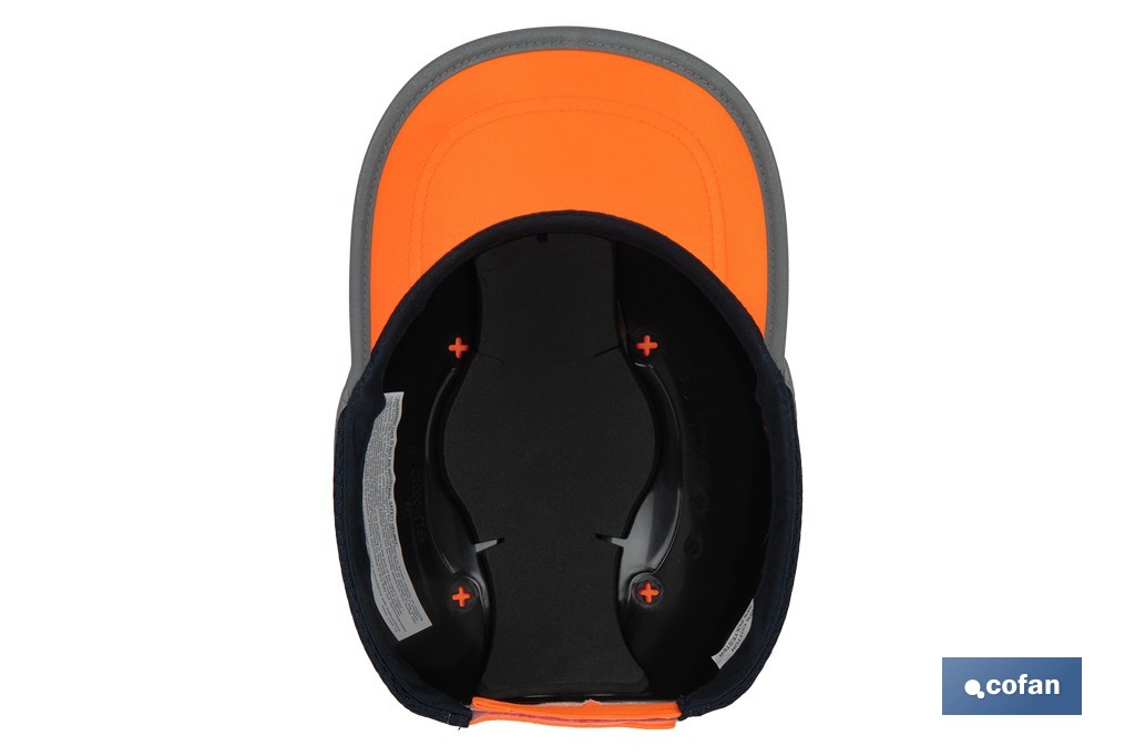 Casquette de sécurité | Fabriqué en ABS | Protection antichocs - Cofan