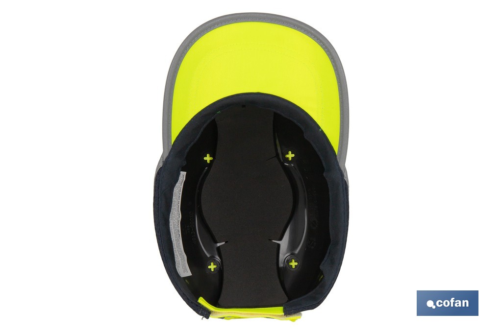 Casquette de sécurité | Fabriqué en ABS | Protection antichocs - Cofan