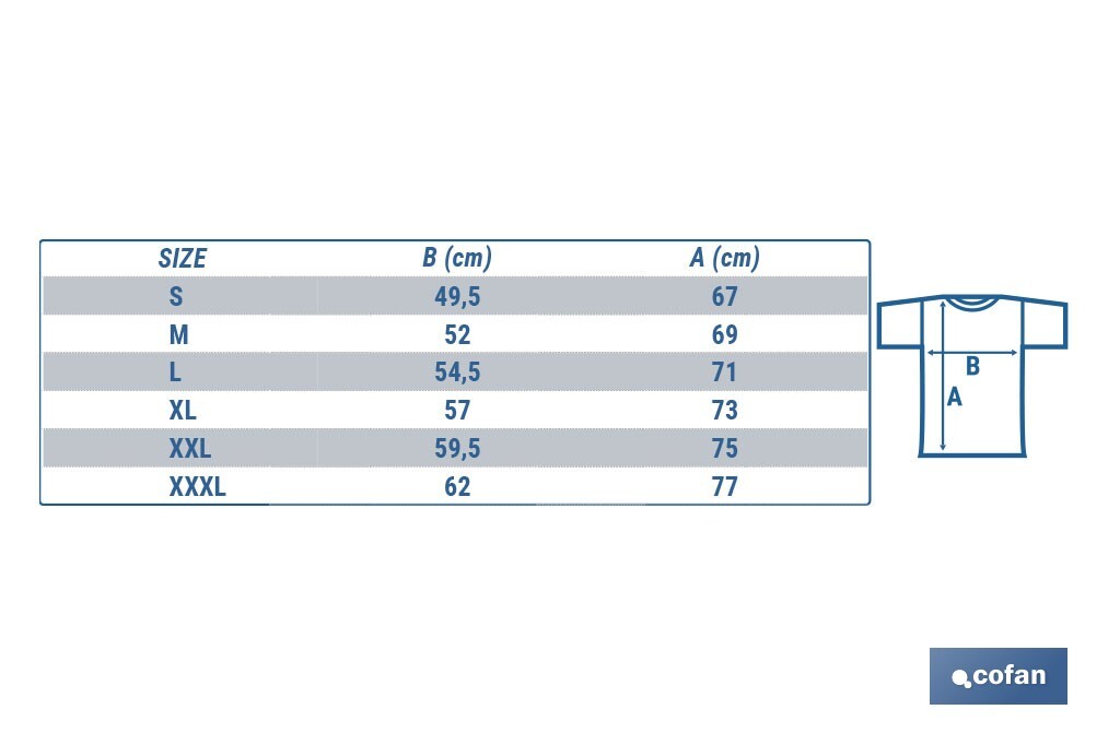 Camiseta técnica de trabajo | Tejido transpirable | Material: 100 % poliéster | Disponible en varias tallas y colores | Personalizable con tu logo - Cofan