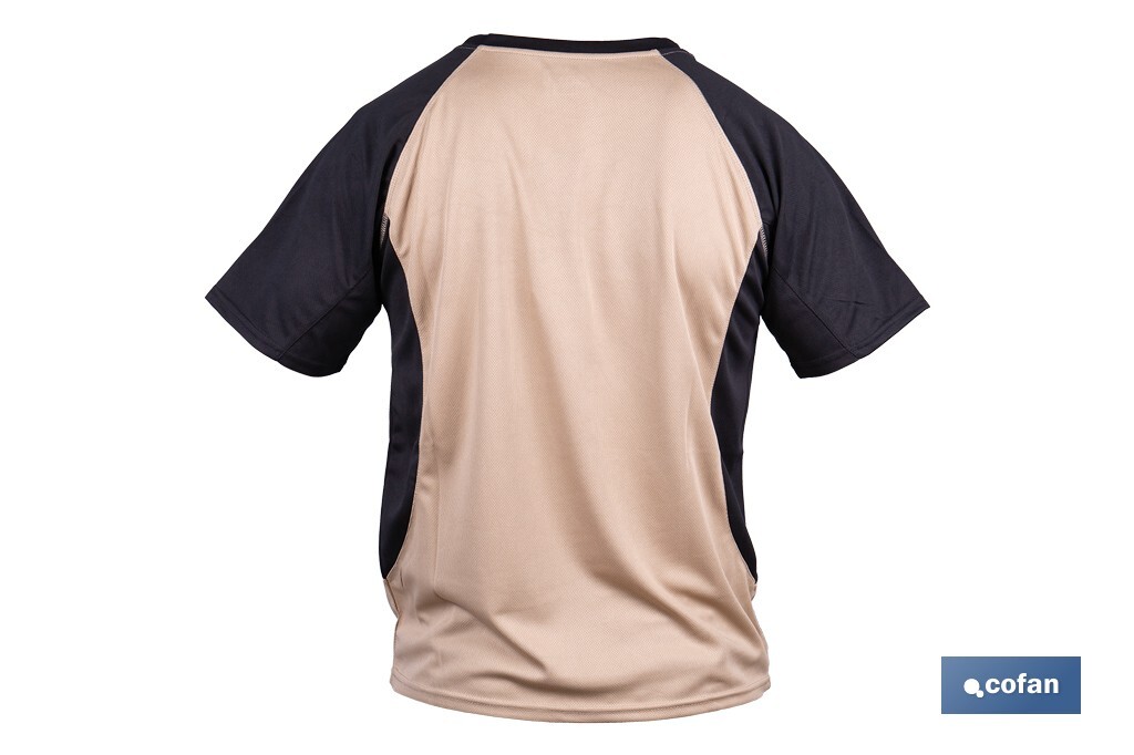 Camiseta técnica de trabajo | Tejido transpirable | Material: 100 % poliéster | Disponible en varias tallas y colores | Personalizable con tu logo - Cofan