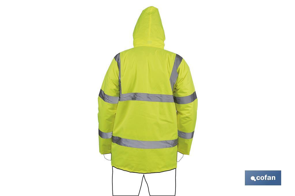 High visibility parka | Available sizes from S to XXXL | Yellow - Cofan