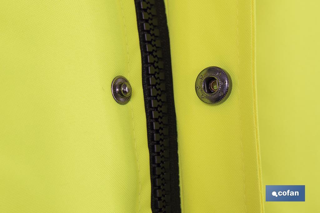 Parka à haute visibilité | Tailles de la S jusqu’à la XXXL | Couleur jaune et bleu - Cofan