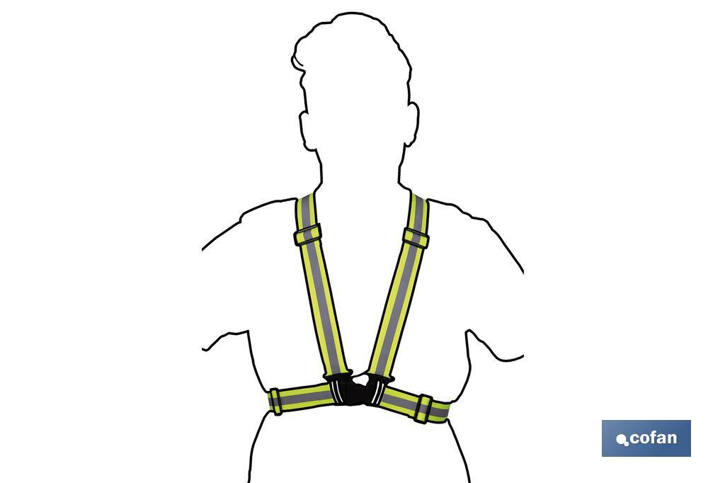  Reflective braces | Yellow | Single size - Cofan