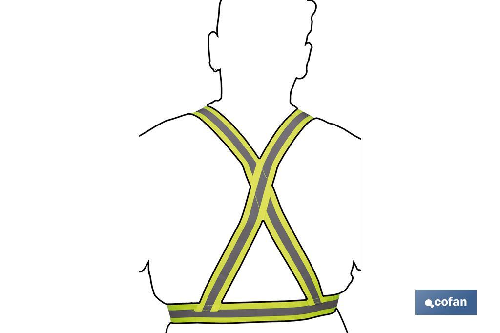  Reflective braces | Yellow | Single size - Cofan