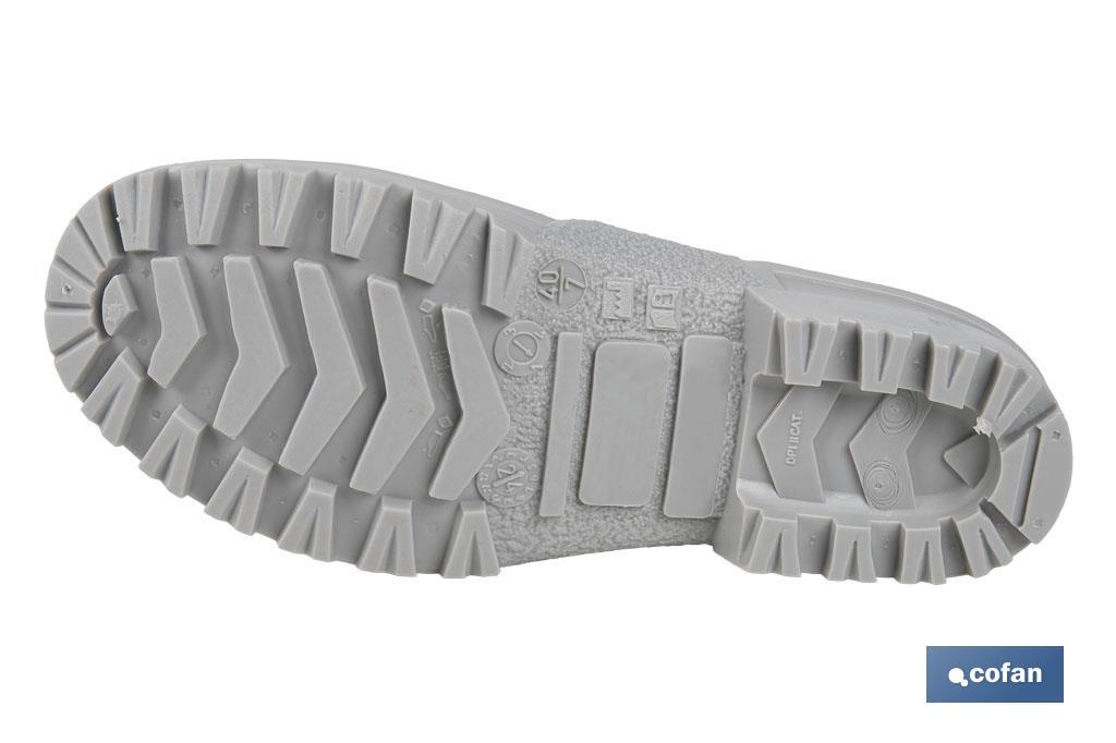 Botte de pluie blanche en PVC, mod. alimentaire - Cofan
