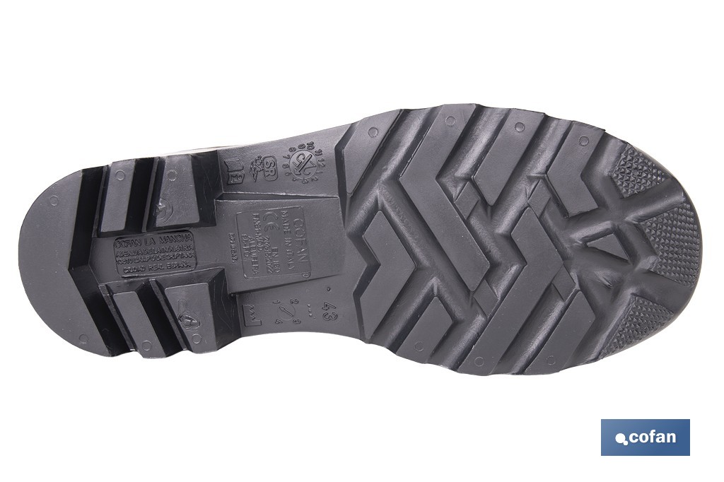 Rain Boot | Green | Security S5 | PVC | Steel Toe Cap and Insole - Cofan