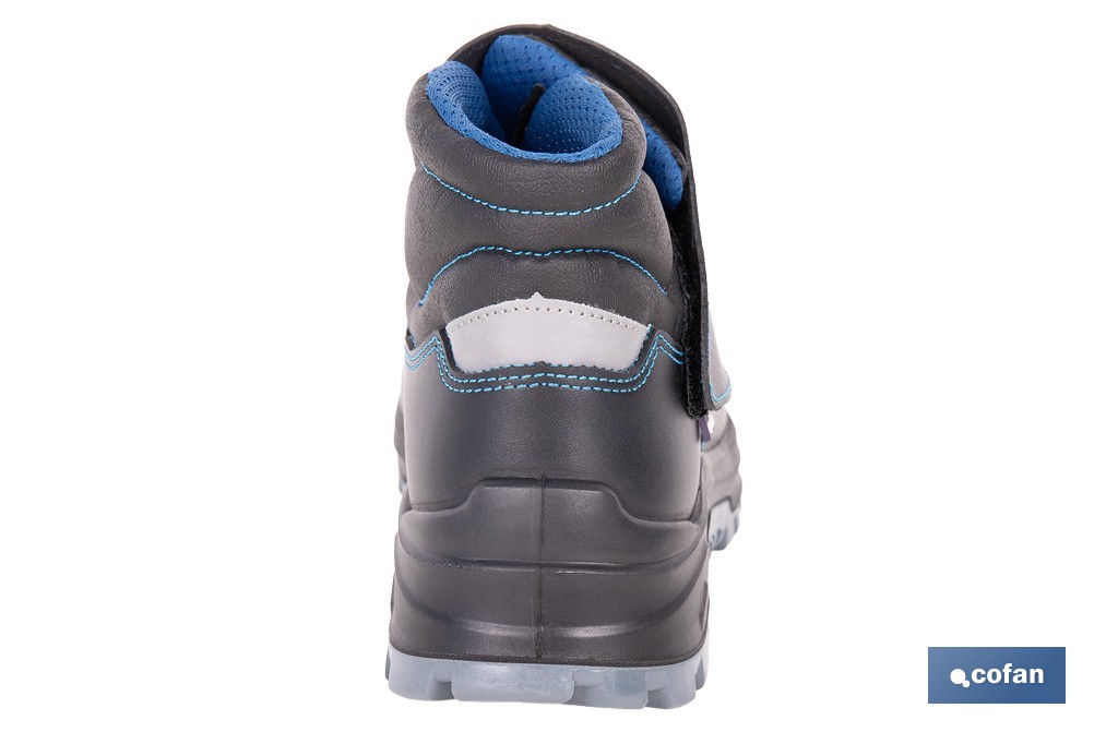 Bota de seguridad Urian Pro con cierre de velcro | Puntera de composite, resistencia al agua | Disponible desde la talla 36 hasta la 47 - Cofan