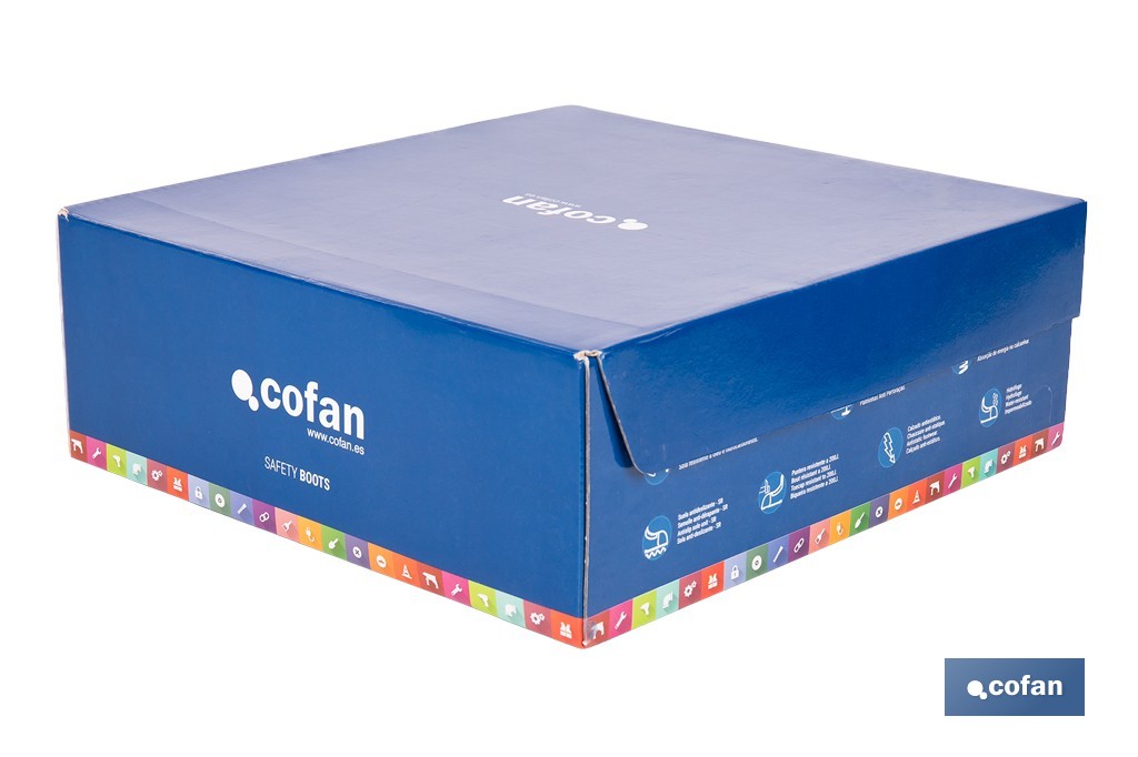 Botas de seguridad Megan Pro con forro de borreguito | Puntera de composite y suela antideslizante | Disponible desde la talla 37 hasta la 47 - Cofan