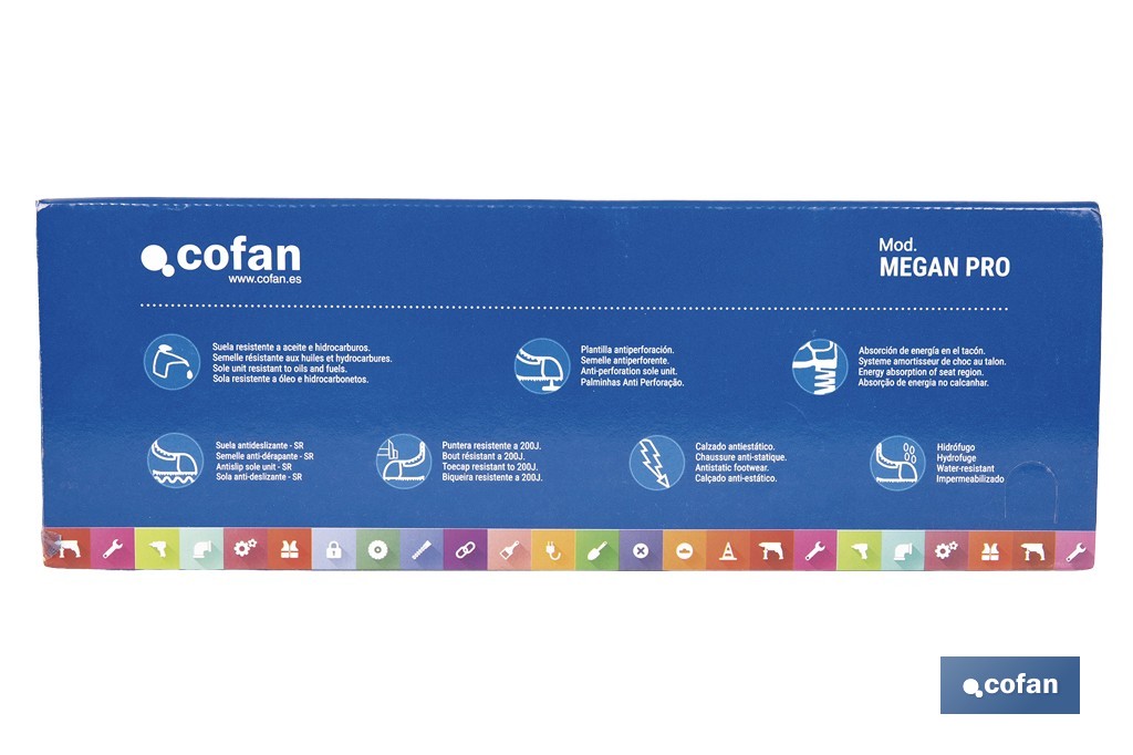 Botas de seguridad Megan Pro con forro de borreguito | Puntera de composite y suela antideslizante | Disponible desde la talla 37 hasta la 47 - Cofan