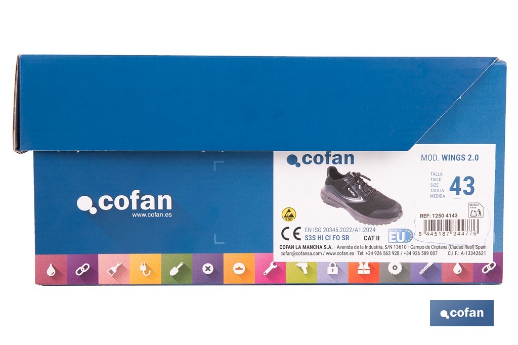 Scarpe sportive S3 Modello Wings - Cofan