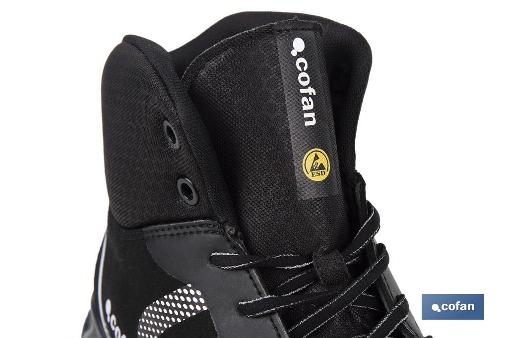 Botte de sécurité S-3 Modèle Wings Pro | Avec semelle anti-perforation textile Kevlar | Pointures du 37 au 48 - Cofan