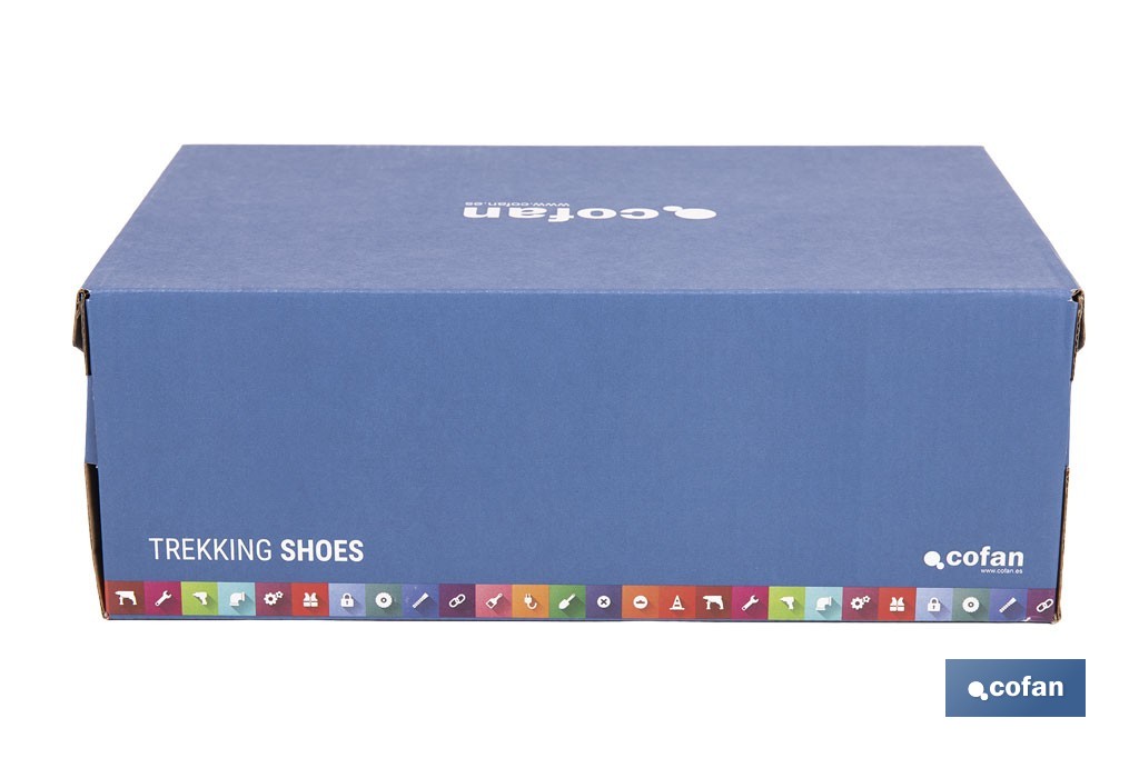 Zapatilla de trekking impermeable Infanto | Piel de serraje con suela de Phylon y TPR | Disponible desde la talla 39 hasta la 46 - Cofan