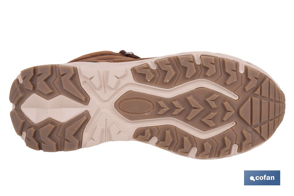 Bota de trekking impermeable modelo Sardinero | Piel de serraje con suela de Phylon y TPR | Disponible desde la talla 39 hasta la 46 - Cofan