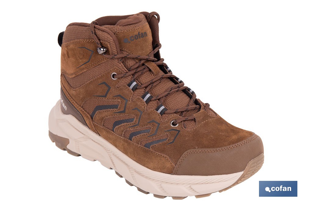Bota de trekking impermeable modelo Sardinero | Piel de serraje con suela de Phylon y TPR | Disponible desde la talla 39 hasta la 46 - Cofan