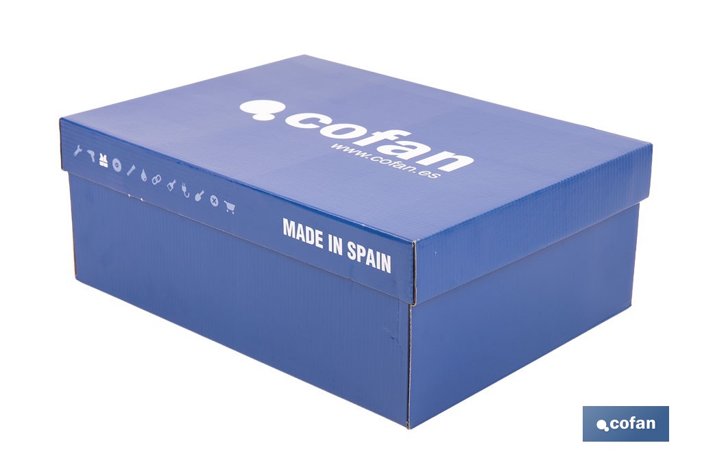 Zapatilla trekking Piornal | Piel de serraje y suela de caucho antideslizante | Disponible desde la talla 38 hasta la 46 - Cofan