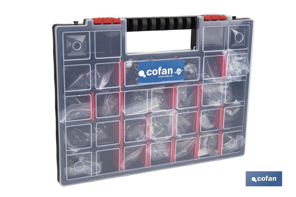 Assorted DIN-1481 elastic split pins case (Contains 2.350 Units) - Cofan