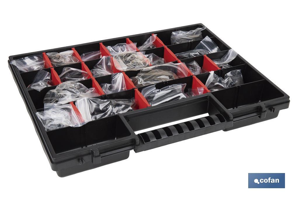 Assorted DIN-1481 elastic split pins case (Contains 2.350 Units) - Cofan