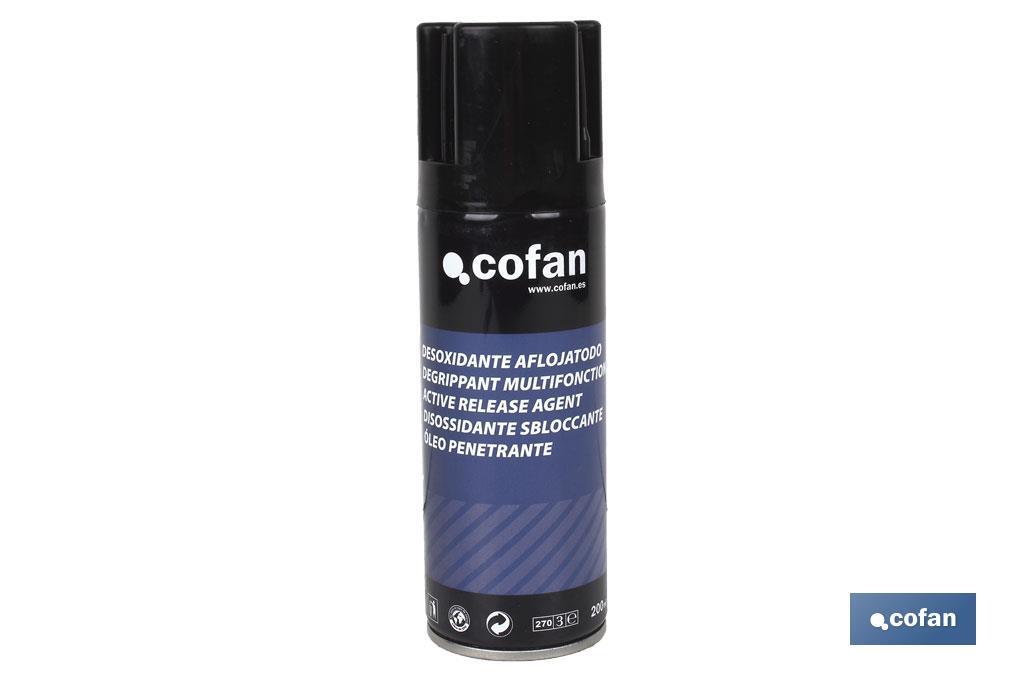 Penetrating oil | Multipurpose spray | High efficiency for different applications | Molybdenum disulphide - Cofan