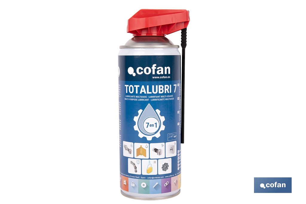 Lubricante multiusos universal | Envase de 400 ml con alto poder penetrante - Cofan
